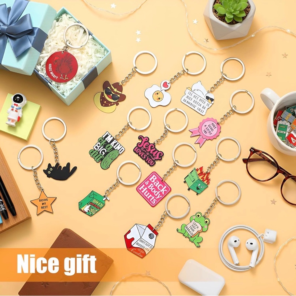 I'm Kinda A Big Dill Pickle Keychain | Funny Gifts - Picture 8 of 10